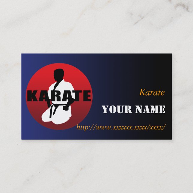 KARATE 01 BUSINESS CARD (Front)