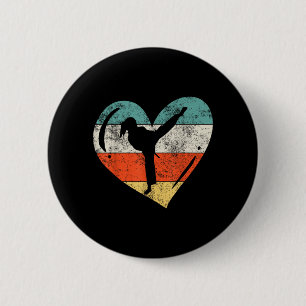 Karate 6 Cm Round Badge