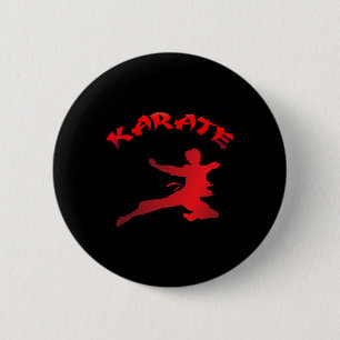 Karate Adult And Youth Martial Arts 6 Cm Round Badge