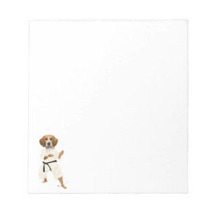 Karate Beagle Notepad
