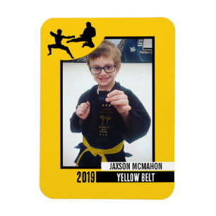 Karate Belt Achievement Flexible Photo Magnet