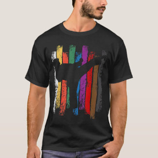 Karate Belt Colors Silhouette T-Shirt