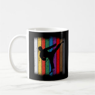 Karate Belt Colours Silhouette Coffee Mug