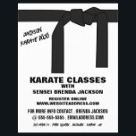 Karate Belt, Karate Class Advertising Flyer<br><div class="desc">Karate Belt,  Karate Class Advertising Flyers By The Business Card Store.</div>
