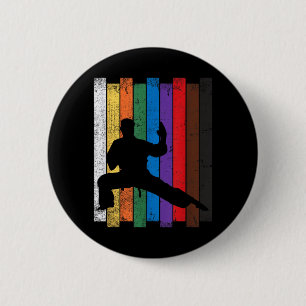 Karate Belt Rank Journey 6 Cm Round Badge