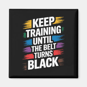 Karate Belt Taekwondo Training Martial Art Promoti Magnet