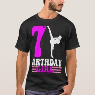 Karate Birthday Kids 7th Birthday Taekwondo  T-Shirt
