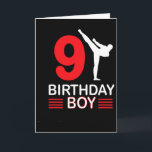 Karate Birthday Tee Boy Gift Kids Taekwondo 1  Card<br><div class="desc">Karate Birthday Tee Boy Gift Kids Taekwondo 1</div>