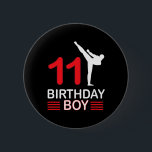 Karate Birthday Tee Boy Gift Kids Taekwondo 3  6 Cm Round Badge<br><div class="desc">Karate Birthday Tee Boy Gift Kids Taekwondo 3</div>
