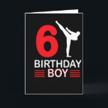 Karate Birthday Tee Boy Gift Kids Taekwondo 4  Card<br><div class="desc">Karate Birthday Tee Boy Gift Kids Taekwondo 4</div>