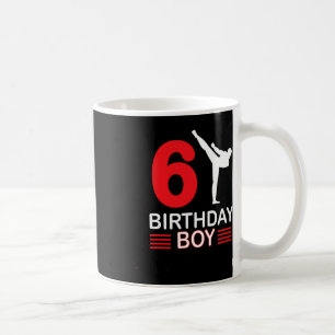 Karate Birthday Tee Boy Gift Kids Taekwondo 4 Coffee Mug