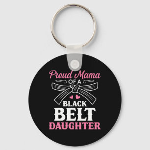 Karate Black Belt Daughter Mama Gift Martial Arts Key Ring