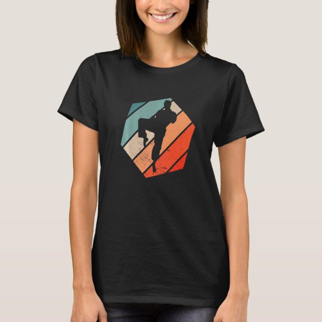 Karate Black Belt Gi Uniform Karate T-Shirt (Front)