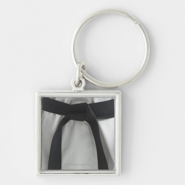Karate black belt key ring (Front)