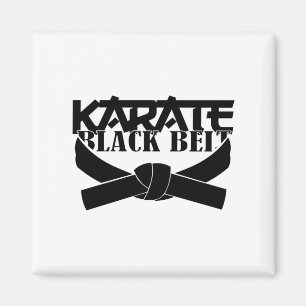 Karate Black Belt T Shirt_1 Magnet