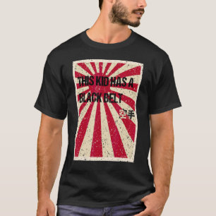 Karate Black Belt Youth Kid T-Shirt