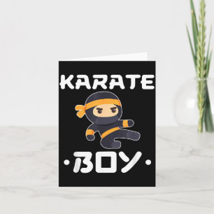 Karate Boy Card