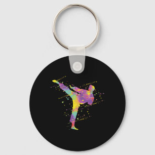 Karate Boy Key Ring