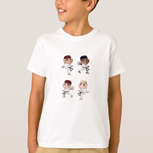 Karate Boys T-Shirt (Front)