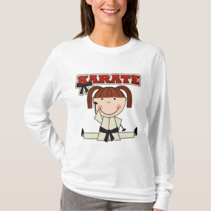 KARATE - Brunette Girl T-shirts and Gifts