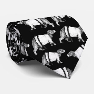 Karate Capybara Tie