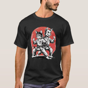 Karate Cat Dog Karate Gi Karate Japanese Stuff Kar T-Shirt