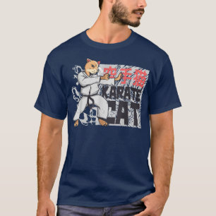 Karate Cat - Funny Martial Arts Japan Okinawa T-Shirt