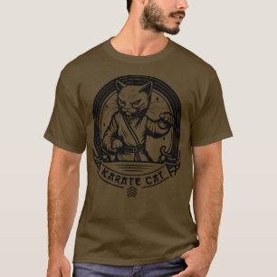 Karate Cat illustration 1 T-Shirt