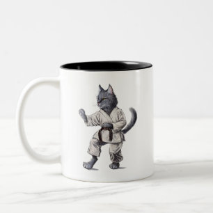 Karate Cat Stance Mug