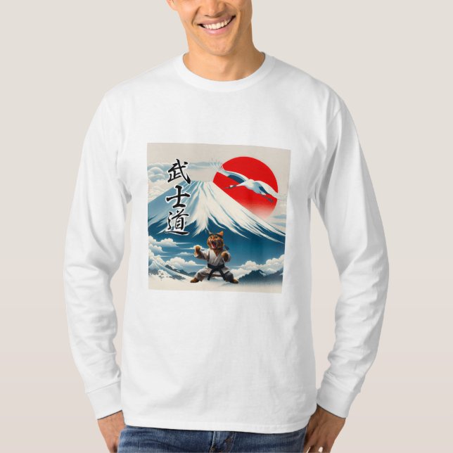 Karate cat T-Shirt (Front)