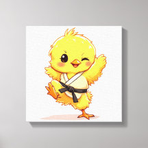 Karate Chick Canvas