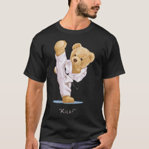 Karate Children's Bear Taekwondo Boys Men Tee