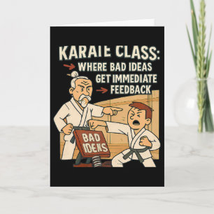 Karate Cl Humour D Ideas Get Immediate Feedck Card