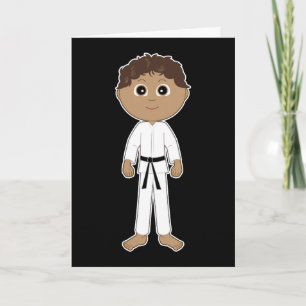 Karate Congratulations Black Belt Card