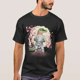 Karate Crocodile Animal MMA Taekwondo Martial Arts T-Shirt