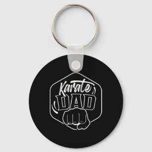 Karate Dad Coach Fighter Belt Martial Arts  Key Ring