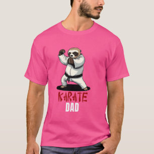 Karate Dad - Cute Monkey Martial Arts Super Dad T-Shirt