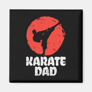 Karate Dad Fighter Japanese Martial Art Fathers Da Magnet