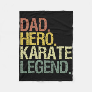 Karate Dad Fleece Blanket