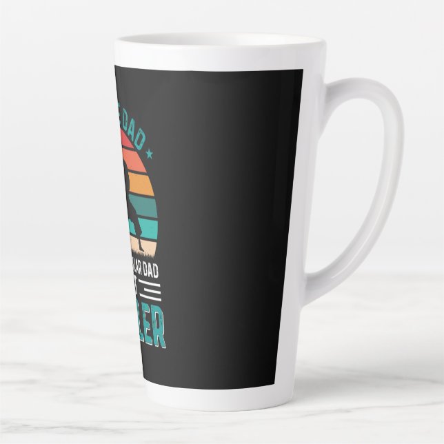 Karate Dad Latte Mug (Right)