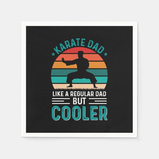 Karate Dad Napkin (Front)