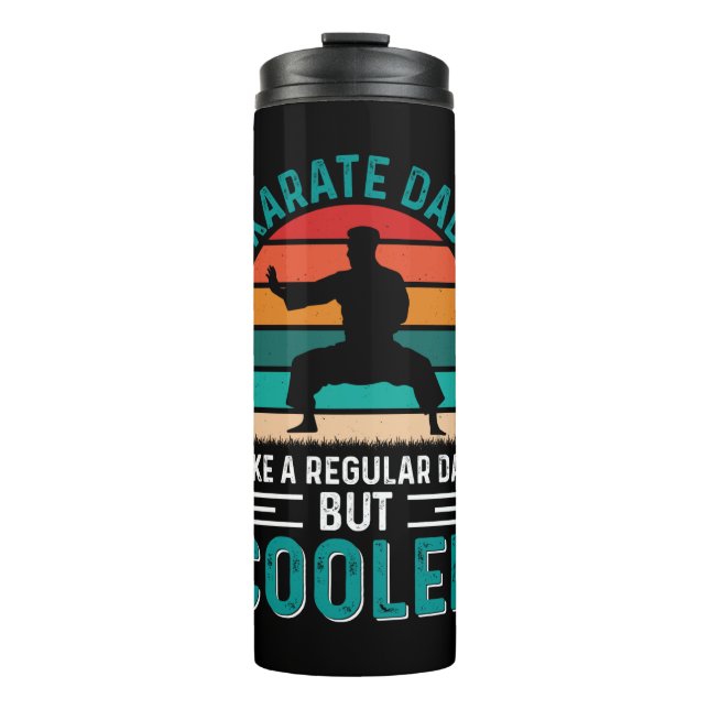 Karate Dad Thermal Tumbler (Front)