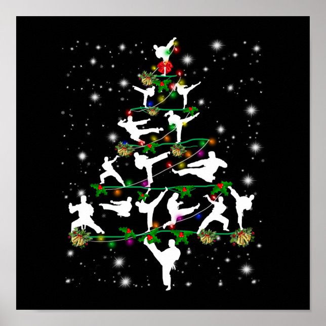 Karate Decor Christmas Tree Ornaments Custom (Front)