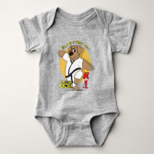 Karate Dog Baby Bodysuit