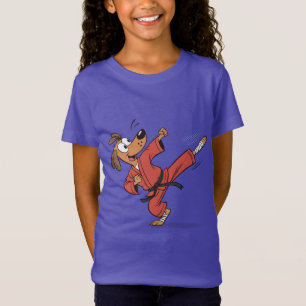 Karate Dog in Action – Funny Martial Arts Cartoon T-Shirt