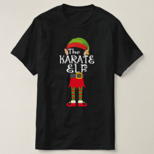 karate elf family matching christmas T-Shirt