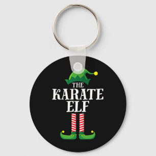 Karate Elf Matching Family Group Christmas Party P Key Ring