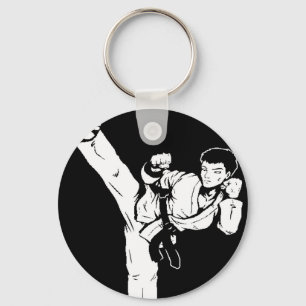 karate empty hand key ring