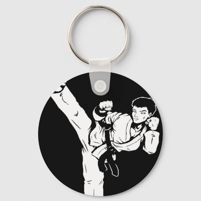 karate empty hand key ring (Front)