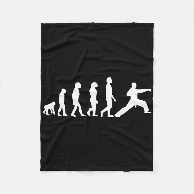 Karate Evolution  Fleece Blanket (Front)